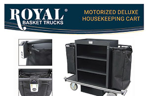 motorized deluxe Housekeeping Cart